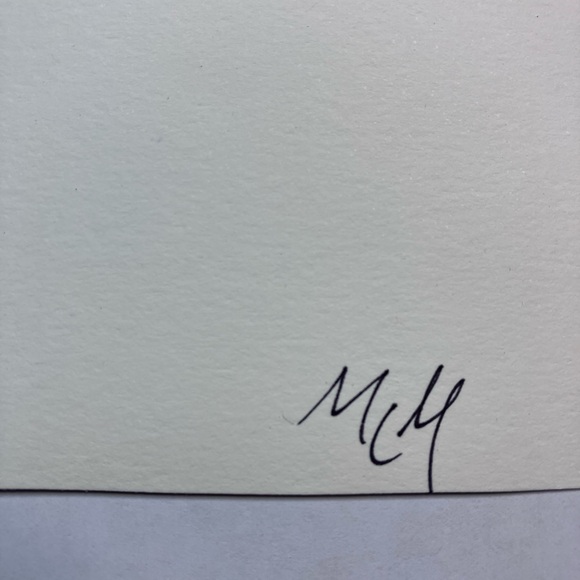 Original Abstract Framed Acrylic Floral Line Art Painting, 5x7" - Picture 11 of 14